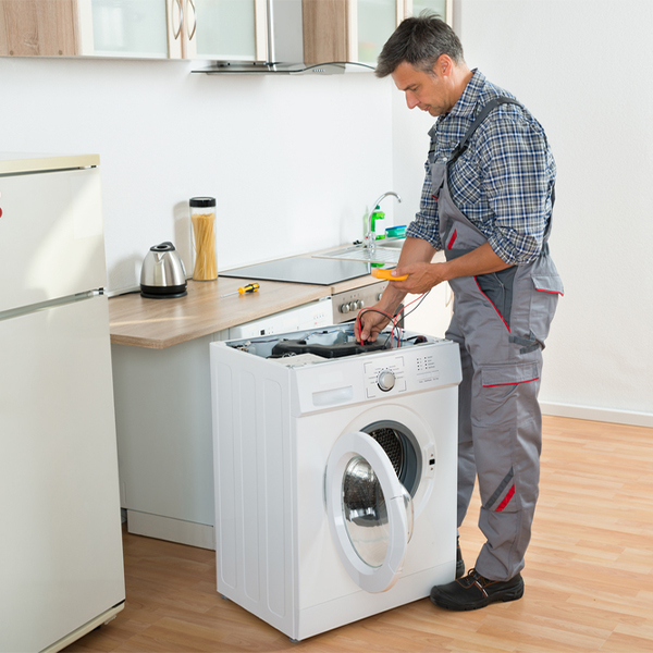 can you walk me through the steps of troubleshooting my washer issue in Drew County